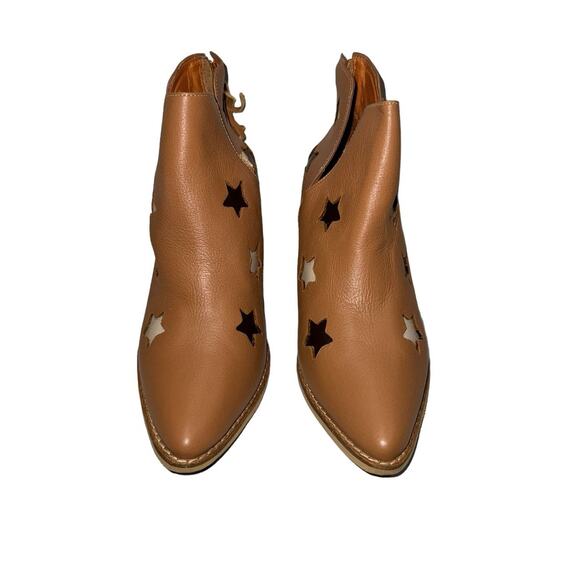 NIB! Silvia Cobos Shoot For The Moon Leather Booties - Size 6.5 - Picture 5 of 10